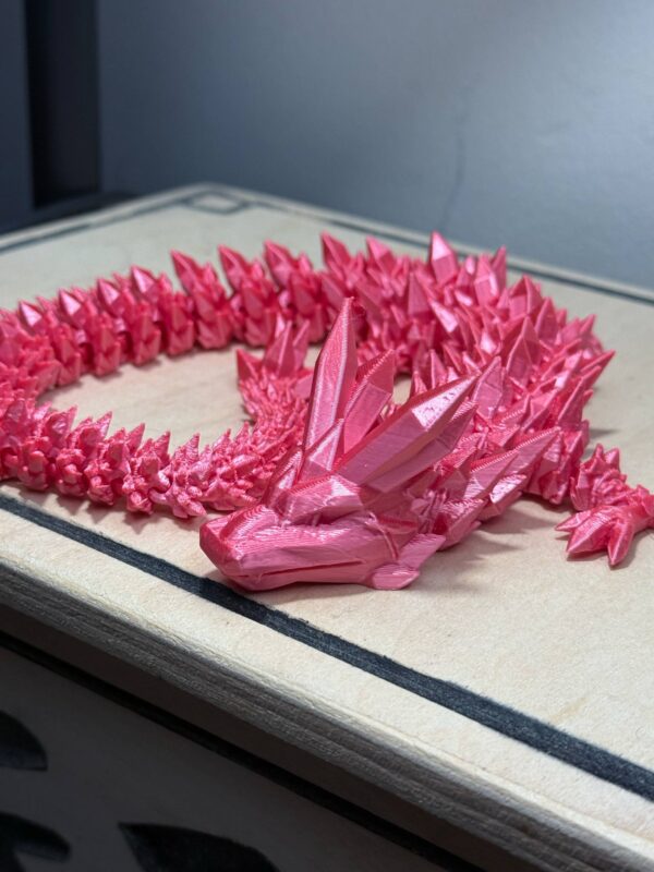 Flexi 17" Crystal Dragon Coral Pink - Image 2