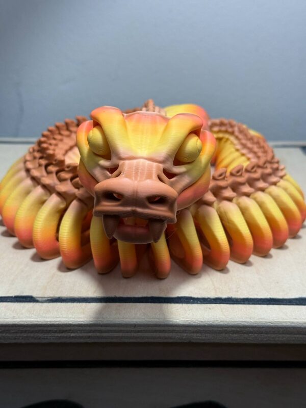 Flexi 28" Snake Skeleton Falling Leaves - Image 3