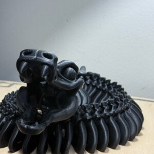 Flexi 28" Snake Skeleton Black