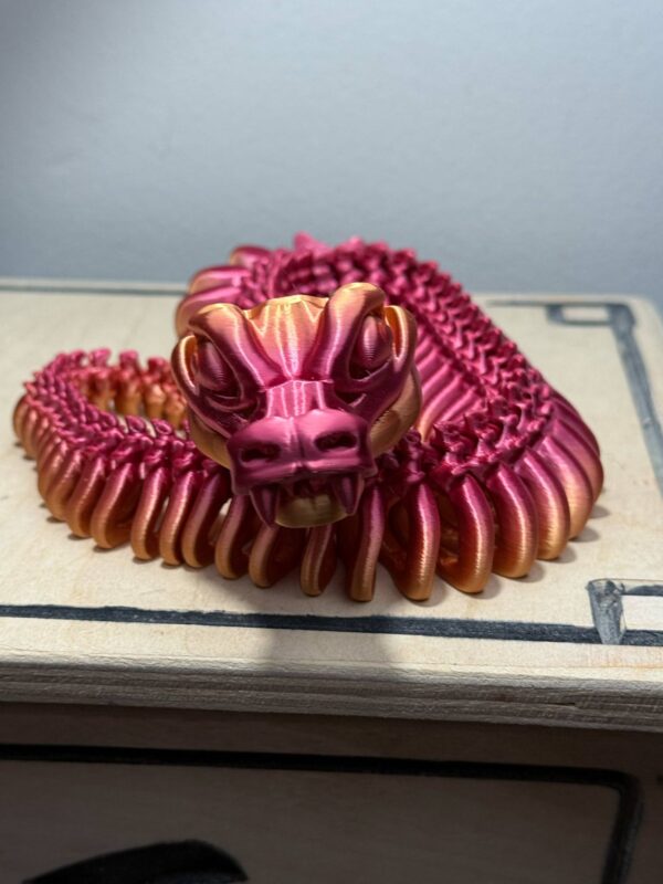 Flexi 22" Snake Skeleton RedGold - Image 4