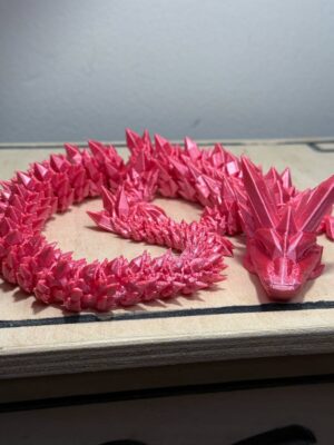 wEMVrPkS Flexi 17" Crystal Dragon Coral Pink