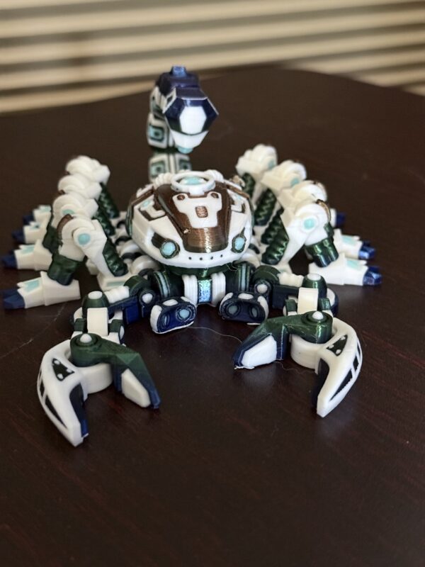 Cyber Scorpion – Articulated 3D Printed Toy - Image 4
