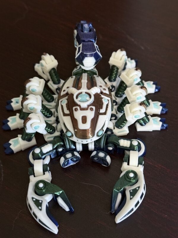 Cyber Scorpion – Articulated 3D Printed Toy - Image 5