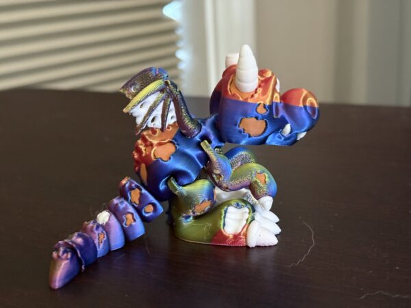 Twilight Talon: Articulated Wyvern Zombie of Chromatic Flame - Image 4