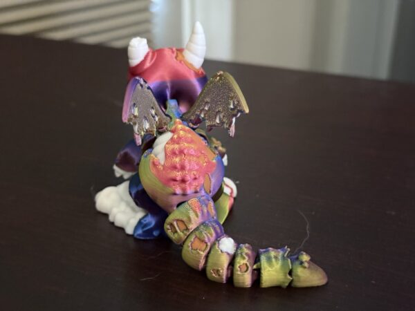 Twilight Talon: Articulated Wyvern Zombie of Chromatic Flame - Image 3