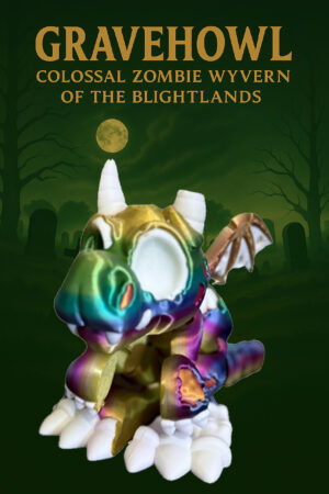 XL Wyvern 2 Gravehowl: Colossal Zombie Wyvern of the Blightlands