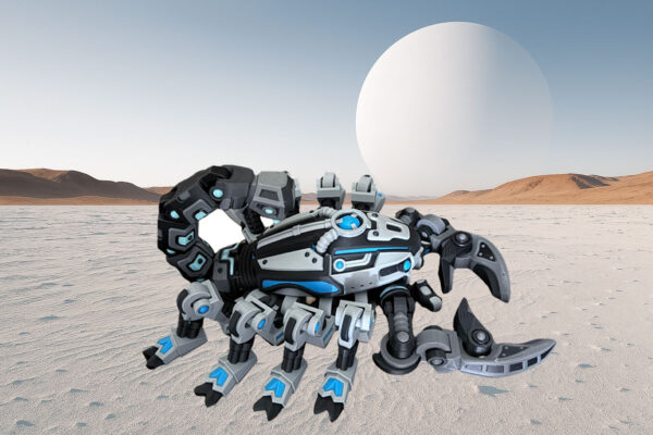 XL Cyber Scorpion – Large Articulated 3D Printed Toy