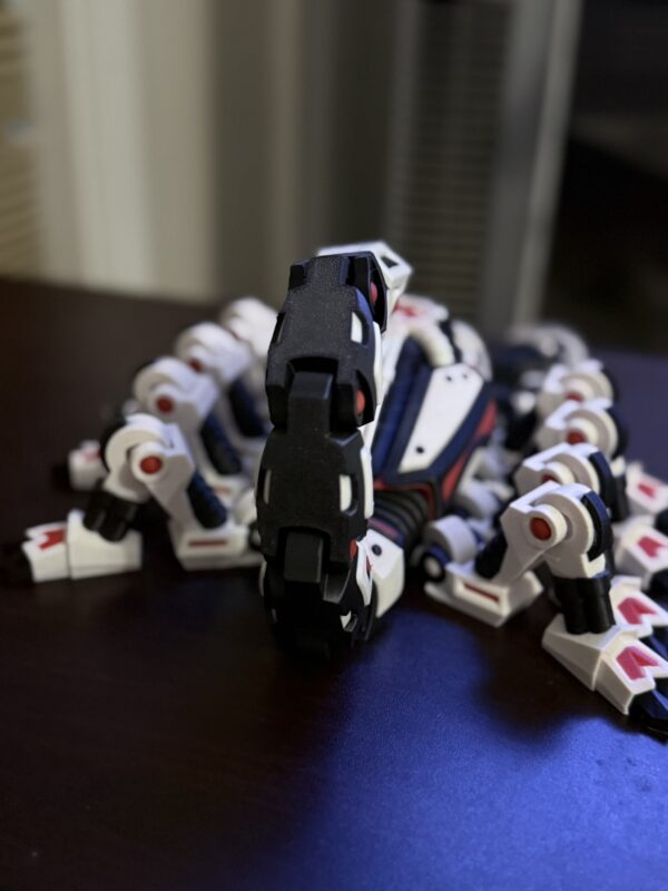 XL Cyber Scorpion – Large Articulated 3D Printed Toy (White) - Image 4
