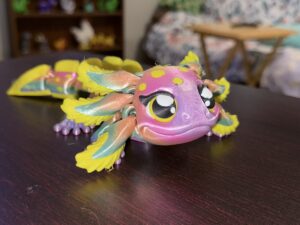 Cute Flexi Axolotl Silk Candy