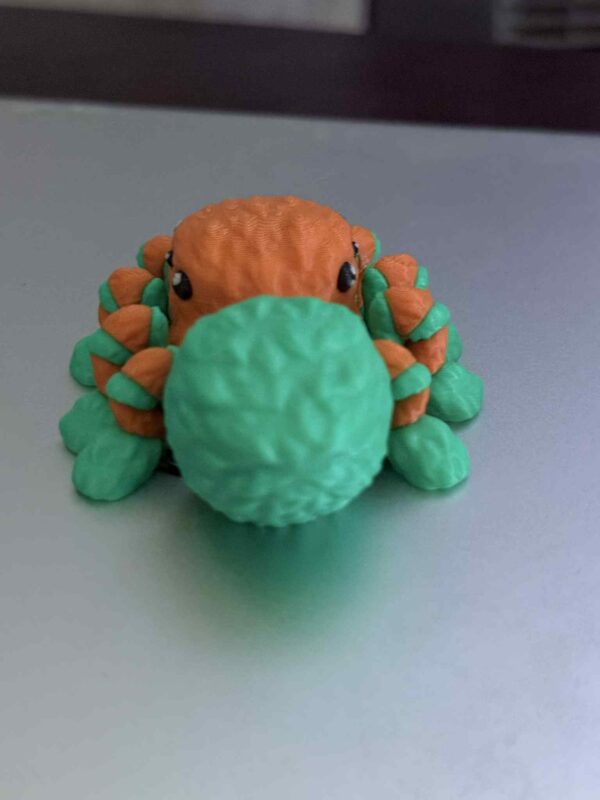 Flexi Articulating Spider Orange Green - Image 3