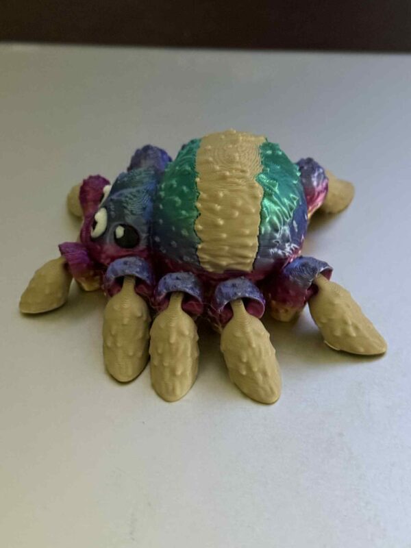 Flexi Articulating Spider Purple Green Gradient - Image 4