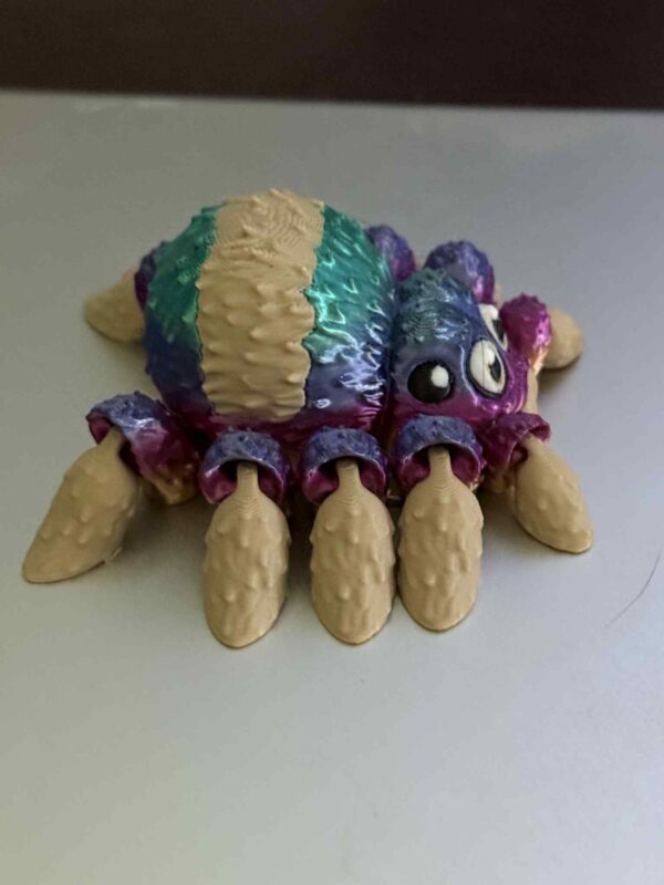 Flexi Articulating Spider Purple Green Gradient - Image 6