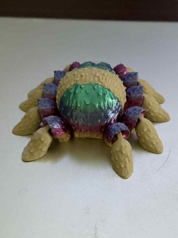 Flexi Articulating Spider Purple Green Gradient - Image 5