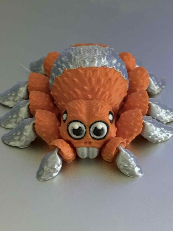 Flexi Articulating Spider Orange Silver - Image 5