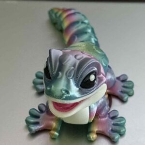 Flexi Baby Leopard Gecko Blue Pink Gradient