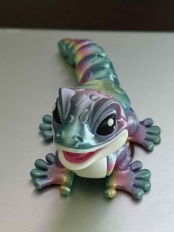 Flexi Baby Leopard Gecko Blue Pink Gradient