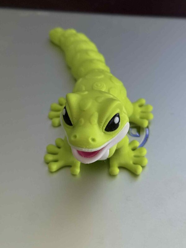Flexi Baby Leopard Gecko Neon Yellow - Image 2