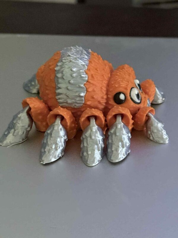 Flexi Articulating Spider Orange Silver - Image 4