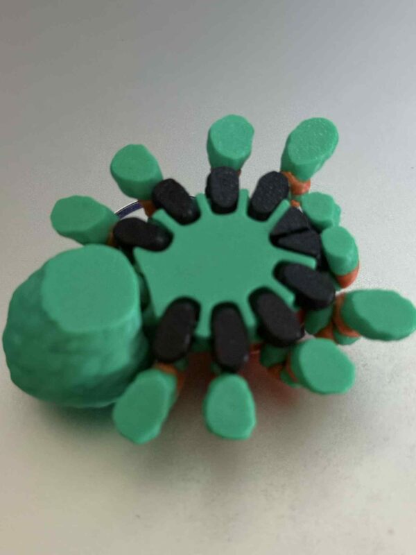 Flexi Articulating Spider Orange Green - Image 6