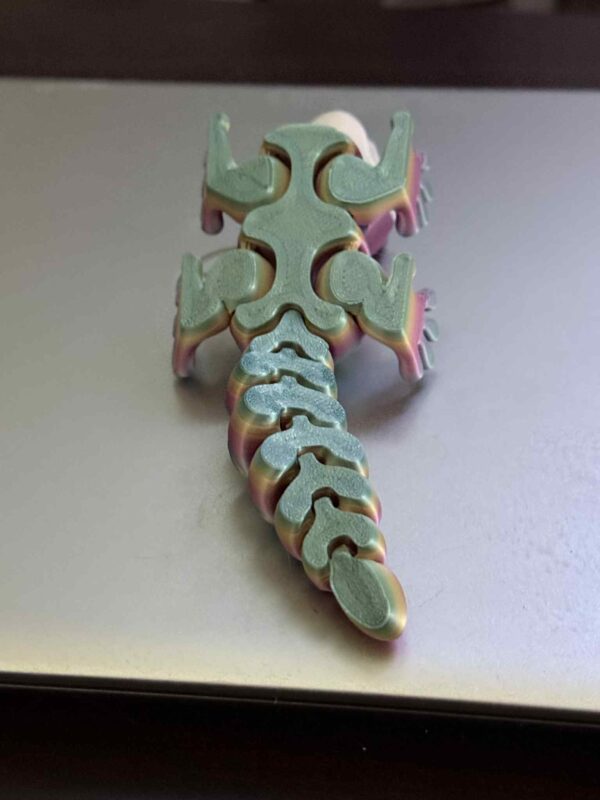 Flexi Baby Leopard Gecko Blue Pink Gradient - Image 6