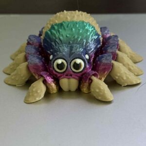 Flexi Articulating Spider Purple Green Gradient