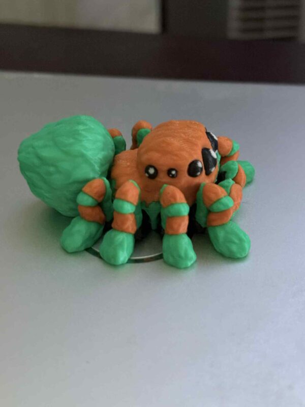 Flexi Articulating Spider Orange Green - Image 4