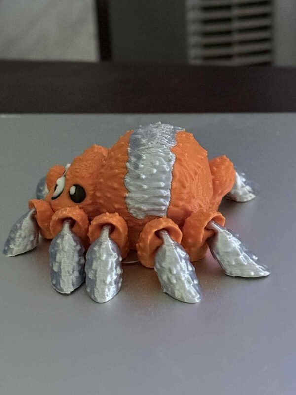 Flexi Articulating Spider Orange Silver - Image 2